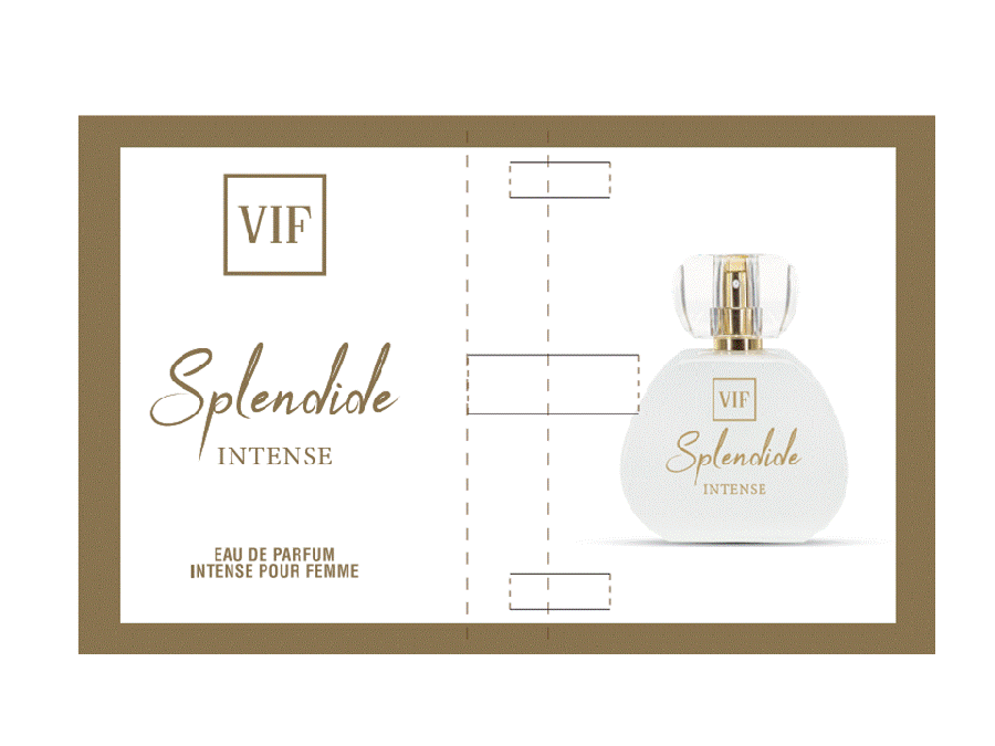 Testeur parfum intense Splendide 3ml
