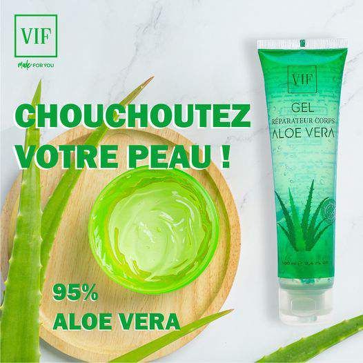 Gel réparateur corps Aloe Vera