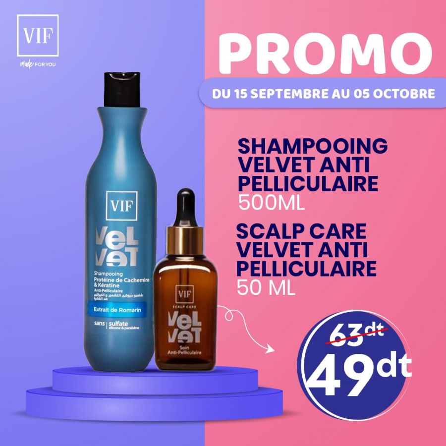 Pack Shampooing + Scalp care Anti pelliculaire 