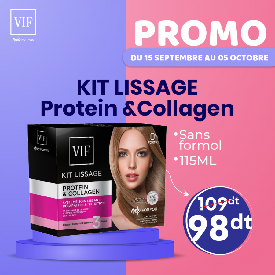 Promo Kit Lissage Protein&Collagen 115 ml