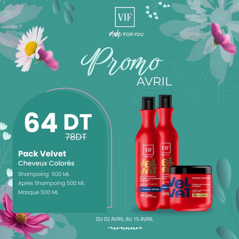 Pack Capillaire pour cheveux colores