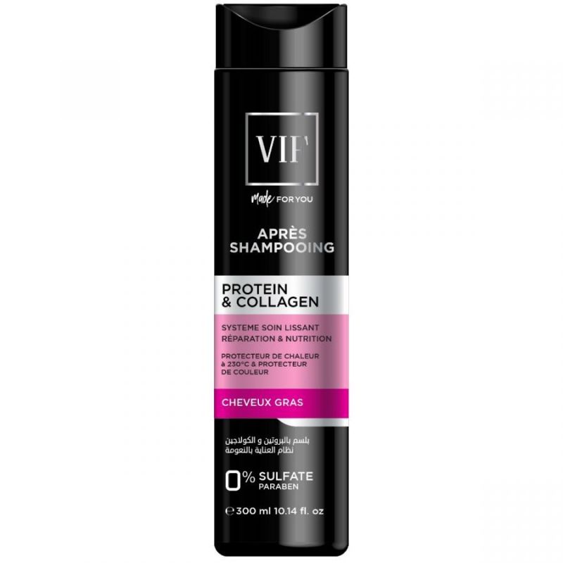 Apres Shampoing Protein&Collagen Cheveux Gras 300 ml